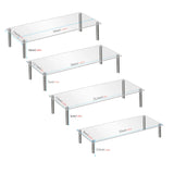 Acrylic Riser, Display Stand Clear Shelf for Cupcake Food Desserts Holder Cosmetic Products Decorator and Organizer