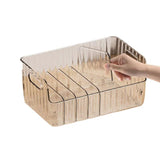 Countertop Condiment Rack Modular Kitchen Spice Organizer Box with Adjustable Dividers for Bottles/Jars 〔QTG329〕