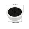 50mm 60mm Cable Grommet Desk Cord Hole Cover, Wire Outlet Port Threading Box Cover for Office Table Countertop Cable Management