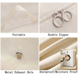 1-5PCS Large Compression Bag Quilt Clothes Closet Cabinet Organizer Storagepouch Ultra Space Saving Self Compression Organizer