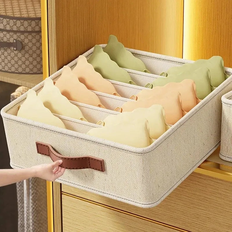 Underwear Sock Bra Storage Box Wardrobe Organizer Cabinet Drawer Dividers for Small Spaces Closet Storage Solution