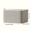 1PC Large Foldable Storage Box with Lid, Heavy-Duty Collapsible Non-Woven Fabric Chest for Under Bed, Wardrobe & Moving