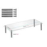 Acrylic Riser, Display Stand Clear Shelf for Cupcake Food Desserts Holder Cosmetic Products Decorator and Organizer