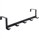 Household Convenience Storage Tools Hook Behind The Door Punch-free Wrought Iron Bag Hook Load-bearing Sundries Storage Rack