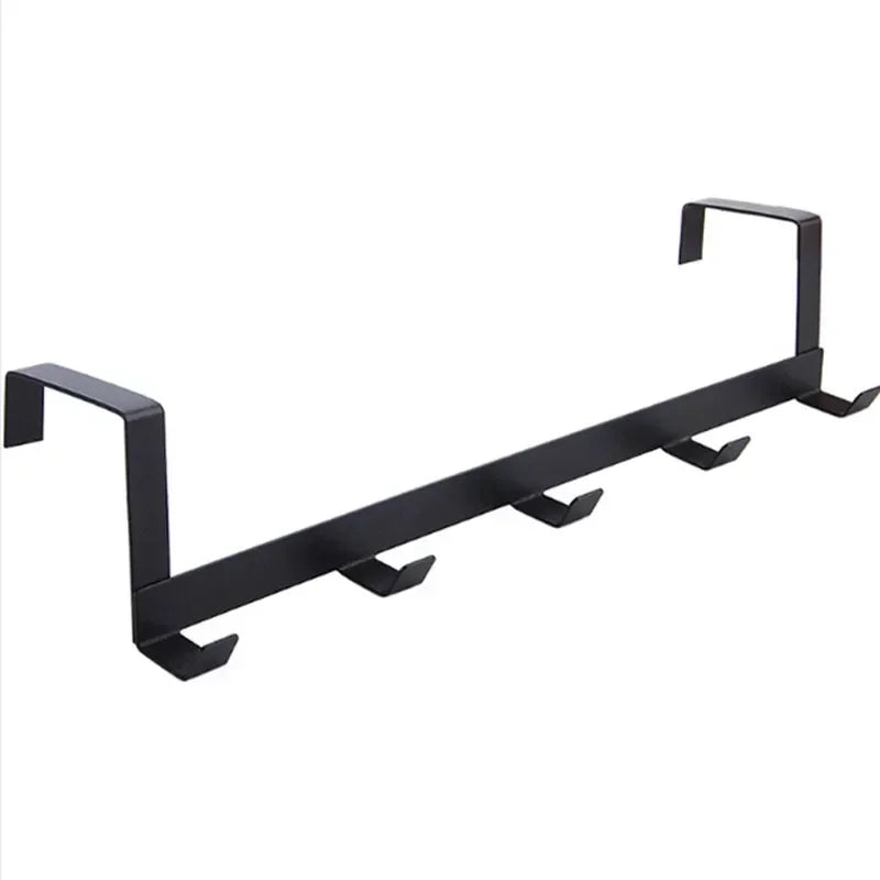 Household Convenience Storage Tools Hook Behind The Door Punch-free Wrought Iron Bag Hook Load-bearing Sundries Storage Rack