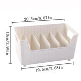 Countertop Condiment Rack Modular Kitchen Spice Organizer Box with Adjustable Dividers for Bottles/Jars 〔QTG329〕