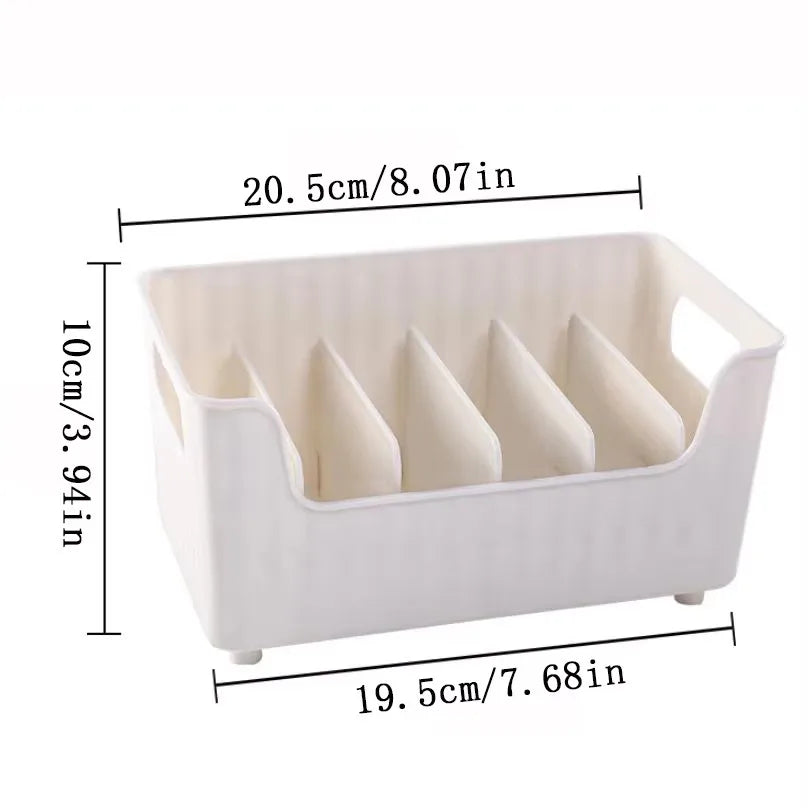 Countertop Condiment Rack Modular Kitchen Spice Organizer Box with Adjustable Dividers for Bottles/Jars 〔QTG329〕