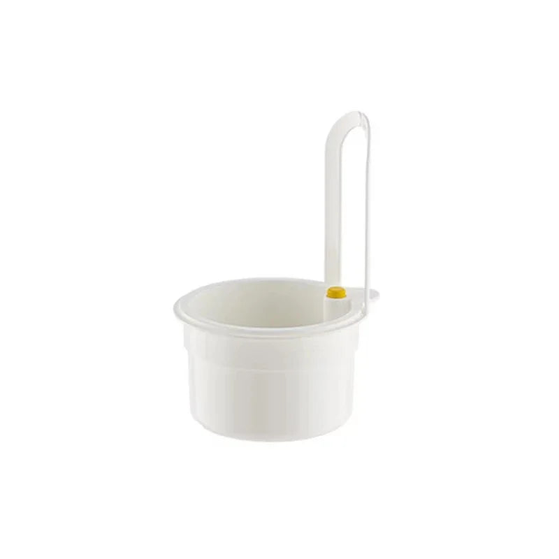 2IN1 Sink Drain Basket Faucet Hanging Filter Bag Adjustable Automatic Dumping Basket Sink Sponge Rack Kitchen Waste Collector