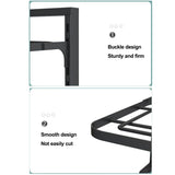 Height Adjustable Heavy Duty Pot and Pan Organizer Rack for under Cabinet and Under Sink Organizers and Storage