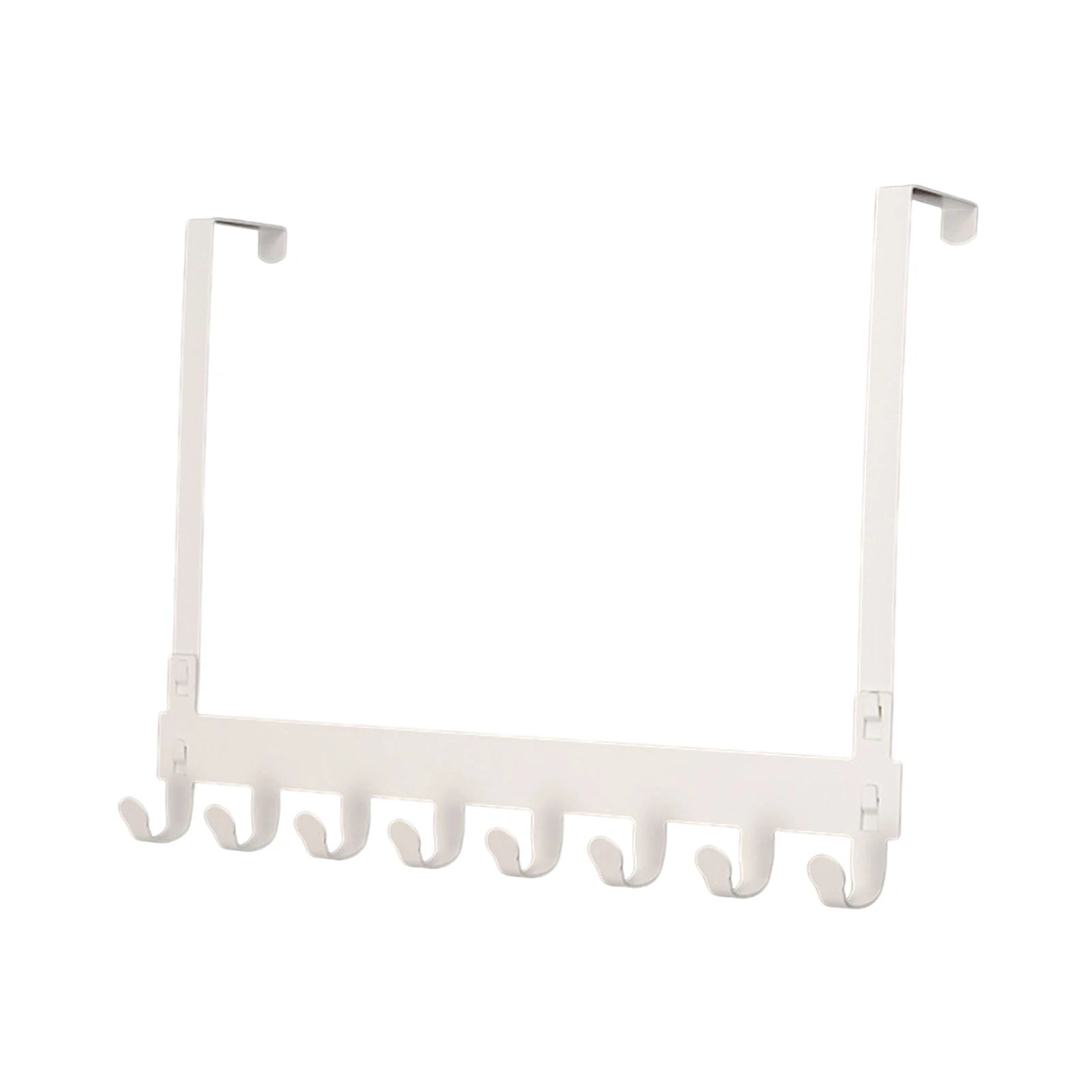 Punch-free Door Behind Wrought Iron Hook Clothes Coat Towel Rack Home Bathroom Finishing Rack Kitchen Accessories Rack