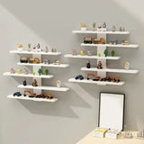 Lightweight Wall-Mounted 5-Tier Display Shelf for Building Block Figures - Large Capacity, Easy Install Blind Box Organizer Rack