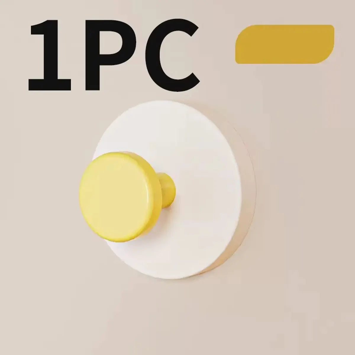 Colorful strong suction cup hook, no punching bathroom kitchen hook - movable, suitable for keys, towels, bags, dolls
