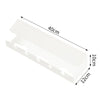 Under Desk Cable Management Cable Tray Under Desk With Clamp Power Strip Cord Holder No Drilling Sturdy Spacious supplies
