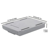 Hidden storage box, desk storage drawer, self-adhesive plastic desktop storage rack