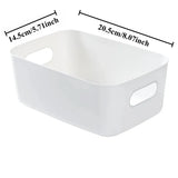 1/3pcs Dormitory Miscellaneous Storage Box Desktop Cosmetic Storage Box Bathroom Kitchen Bedroom Plastic Storage Basket
