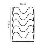 Kitchen Organizer Rack Wall Hanging Pot Cover Rack Five-Layer Pot Lid Metal Rust-Free Multifunctional Rack Pot Lid Storage Rack