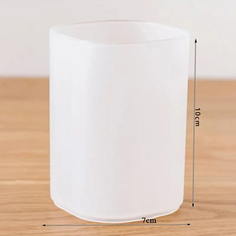 Acrylic Fish Cake Pen Holder Cute Dog Pen Holder Large-Capacity Desktop Stationery Pen Storage Box Home Office Supplies