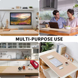 1 Pcs Large Size 60*30mm Office Desk Protector Mat PU Leather Waterproof Mouse Pad Desktop Keyboard Desk Pad Gaming Mousepad