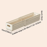 1pc-Adjustable wardrobe socks underwear storage box storage box retractable kitchen cabinet storage box drawer storage box