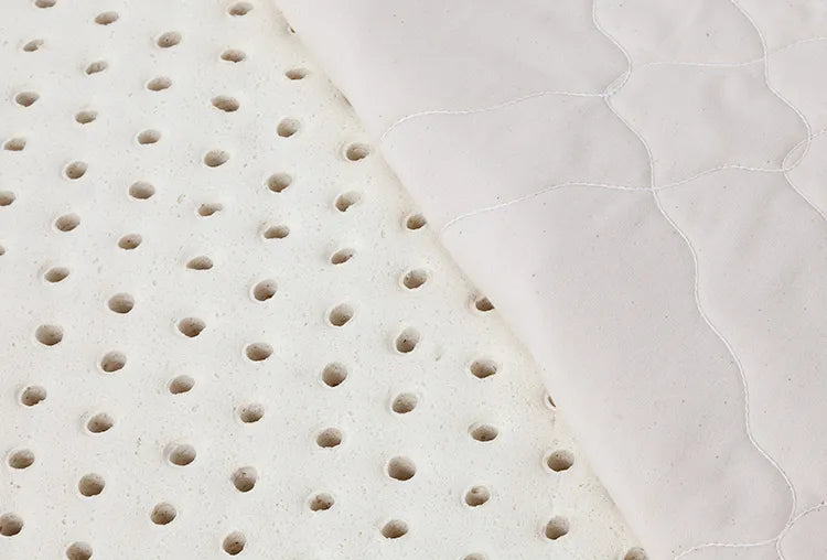 Shredded Latex Pillow for Sleeping - Adjustable Height, 100% Natural Latex Fill with Washable Cover