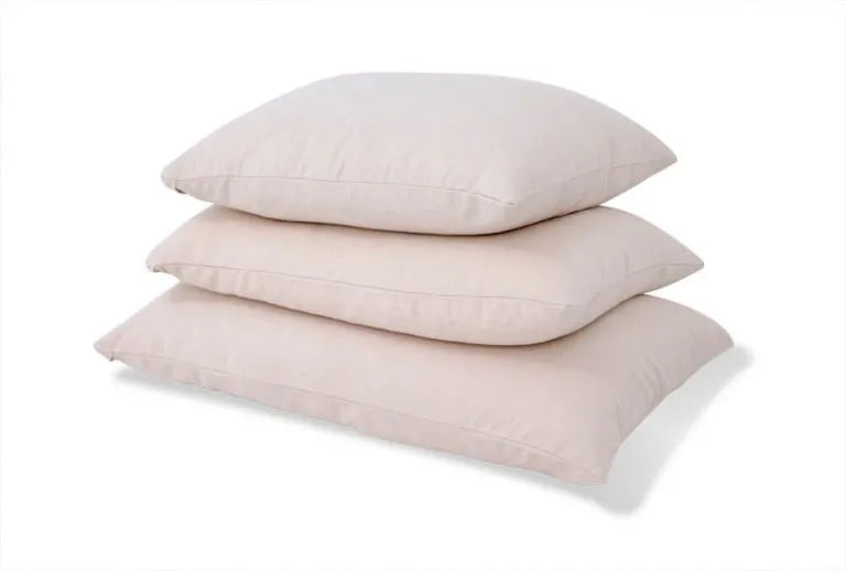 Shredded Latex Pillow for Sleeping - Adjustable Height, 100% Natural Latex Fill with Washable Cover