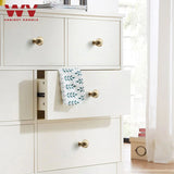 WV Cupboard Handles Kitchen Cabinet Storage Brass Gold Cabinet Door Handles Drawer Knobs Pulls Kitchen Furniture Handle Hardware