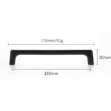 WV Cupboard Handles Kitchen Cabinet Storage Brass Gold Cabinet Door Handles Drawer Knobs Pulls Kitchen Furniture Handle Hardware