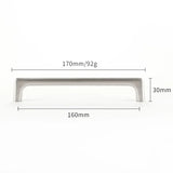 WV Cupboard Handles Kitchen Cabinet Storage Brass Gold Cabinet Door Handles Drawer Knobs Pulls Kitchen Furniture Handle Hardware