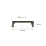 WV Cupboard Handles Kitchen Cabinet Storage Brass Gold Cabinet Door Handles Drawer Knobs Pulls Kitchen Furniture Handle Hardware