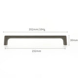 WV Cupboard Handles Kitchen Cabinet Storage Brass Gold Cabinet Door Handles Drawer Knobs Pulls Kitchen Furniture Handle Hardware