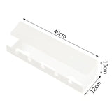 ISRTAO brand Under Desk Cable Management Cable Tray Under Desk With Clamp Power Strip Cord Holder Holder No Drilling Sturdy Spac
