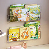 Organizer Picture Book Display Cabinet Bookshelf Wall Behind the Door Reading Magazine Storage Wall Hanging Bookshelf