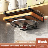 Kitchen Under Cabinet Basket Storage Shelf Cutting Board Rack Kitchen Closet Rack Under Desk Cabinet Office Bathroom Organizers