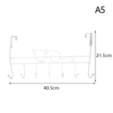 Heart-Shaped Door Behind Hook Storage Wall Hanging Clothes Hanger Hook Punch-free Hanger Bedroom Organizer Storage Accessories
