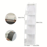 4/6 Layer Hanging Organizer Behind The Door Storage Bags For Clothes Miscellaneous Closet Bedroom Dorm Storage Hanger Rack