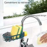 Kitchen Sink Storage Shelf Non-Perforated Faucet Rack for Dishwashing Sponge Brush Creative Drain Rack Hot Selling