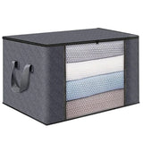 New Non-woven Underbed Quilt Storage Bag Organizer Wardrobe Clothes Dust Moisture-proof Finishing Bag Foldable Storage Box