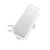 1-2PC 6/7/11 Grids Closet Organizer for Socks Home Separated Underwear Storage Box Jeans Bra Organizer Foldable Drawer Organizer