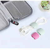 5/10/15/20pcs Multi-Functional Soft Plastic Anti-Tangle Cable Organizer Clips Suitable for Charging Cords and Earphone Wires
