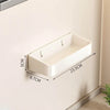Grey Wall-Mounted Kitchen Spice Rack Kitchen Storage Rack Household Multifunctional Carbon Steel Storage Box Kitchen Accessories
