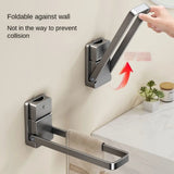 Foldable Towel Rack No Drill Suction Cup Towel Holder for Bathroom Kitchen Sink Hand Towel Storage for Bathroom Vanity Sink