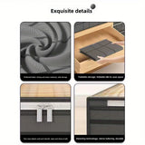 2-Pack Under-Bed Storage Bins, Large Capacity, Dustproof & Moistureproof with Clear Window Lid, Space-Saving Organizer