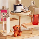 Wooden display rack with storage rack - Multi-layer storage box for jewelry.superior plants - for jewelry bead display