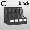 1 pcs, thickened file rack, file frame, quadruple file seat, simple data basket, shelf, file basket, office use, student use