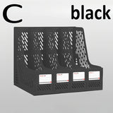 1 pcs, thickened file rack, file frame, quadruple file seat, simple data basket, shelf, file basket, office use, student use