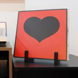 Retro Music Display Stand Minimalist Album Display Retro Metal Lp Records Holder Display Stand for Vinyl Storage Organization