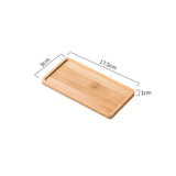 1Pcs Wooden Soap Dispenser Tray Vanity Countertop Bottles Organizer Holder Square Candles Jewelry Storage Tray for Bathroom