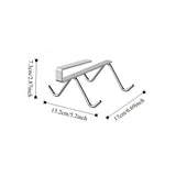 Minimalist Stainless Steel / Cup Holder for Water Cups, Mugs,Coffee Cups / Wall-Mounted for Storage, Organization Under Cabinets