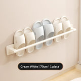 Bathroom Slipper Rack, No-Drill Wall-Mounted Draining Storage Hanging Rack for Toilet Door, Shoe Storage Organizer.