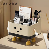 UFORU Multi Grid Desktop Storage Organizer, Compartment Sorting Box for Stationery, Office Dorm Desktop Finishing Tool
